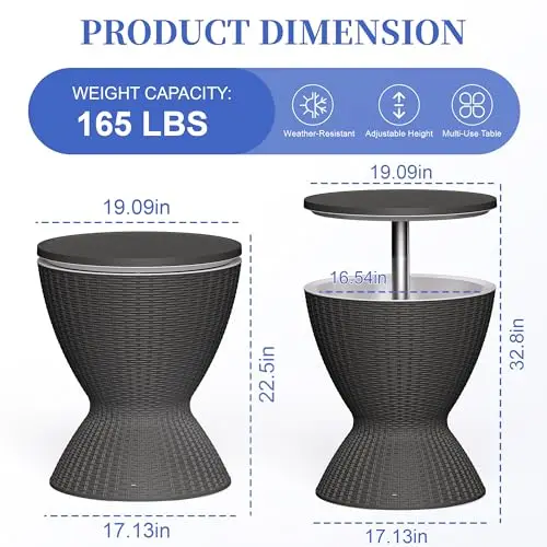 Cooler Tables 10-13 Gallon Coo - đánh giá và giá Wine Beer Cooler