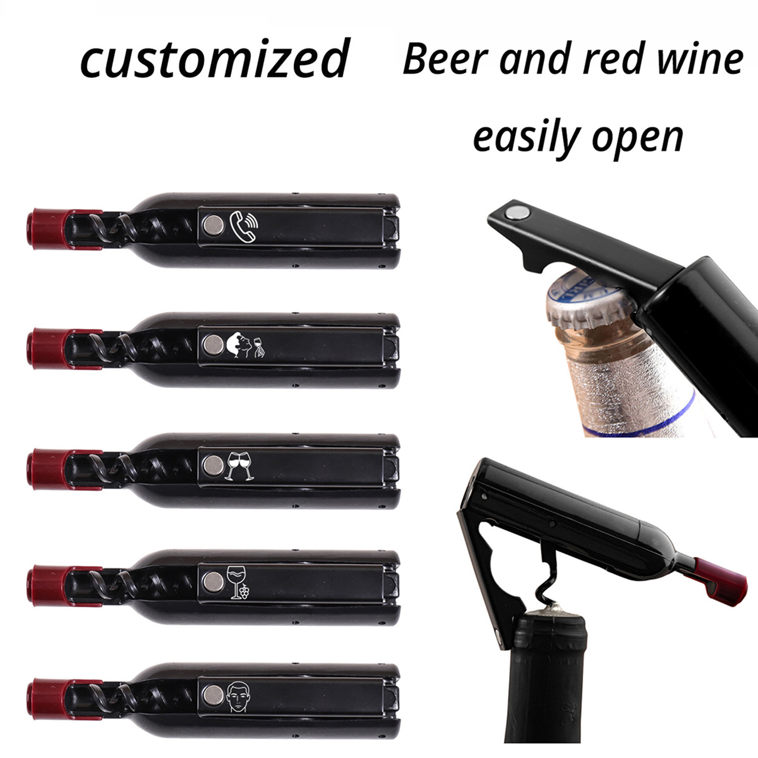Bottle Shape Custom Text Wine  - đánh giá và giá Wine In Beer Name