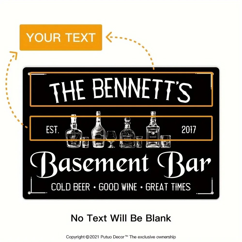 CIFbuy Basement Bar Metal Sign - đánh giá và giá Wine In Beer Name