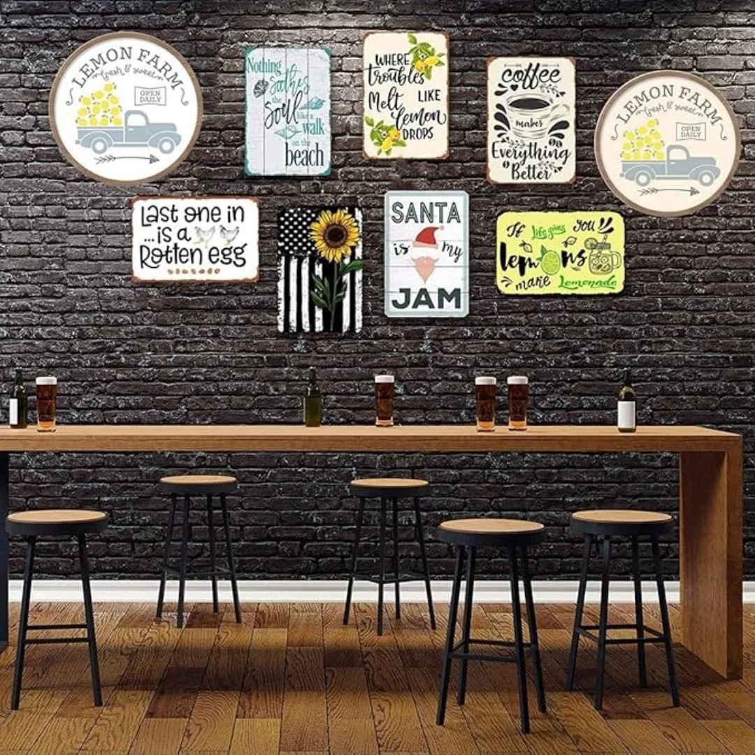 CIFbuy Basement Bar Metal Sign - đánh giá và giá Wine In Beer Name
