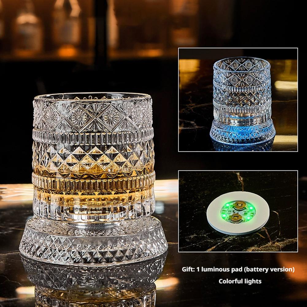 Rotating Whiskey Glass Creativ - đánh giá và giá Wine Beer Glass
