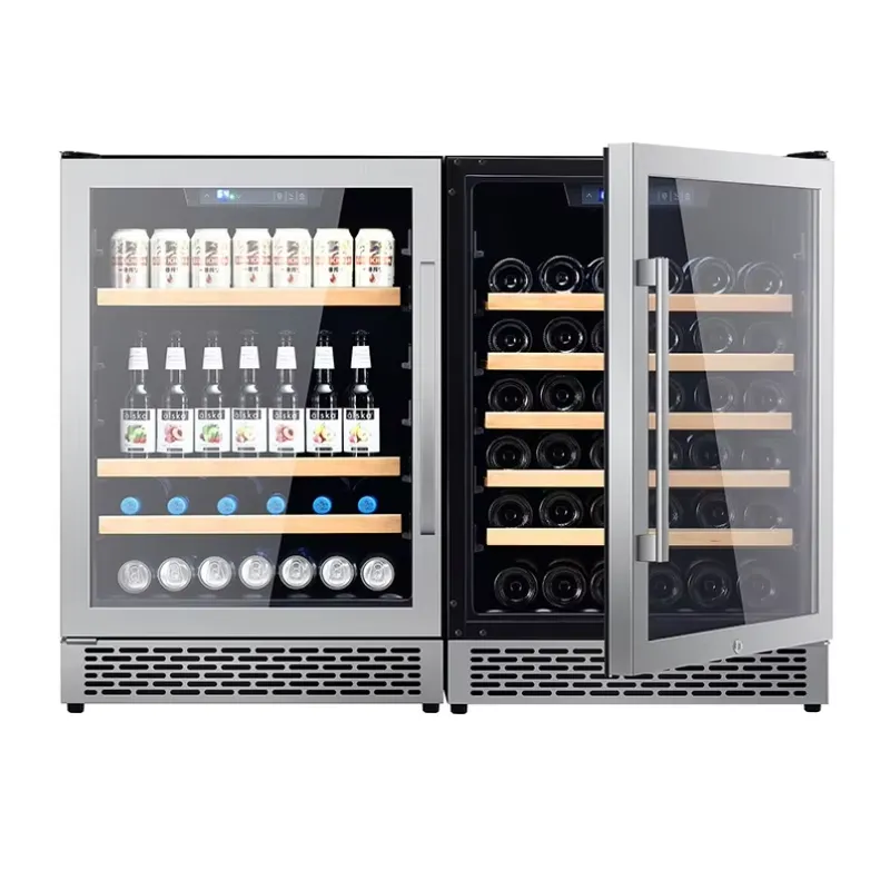 48 Bottle Wine Fridge Dual Gla - đánh giá và giá Wine Beer Dual Zone