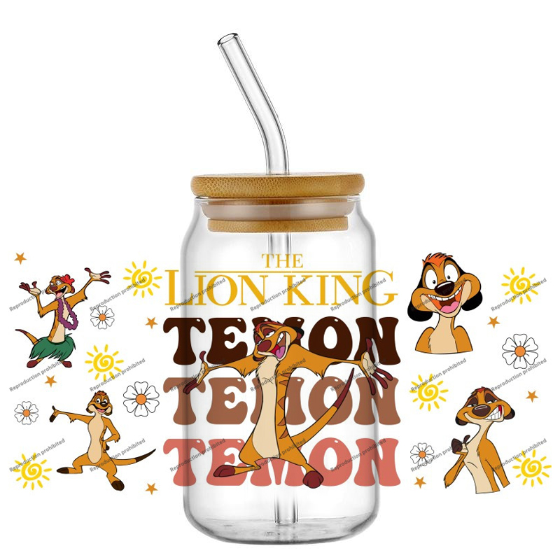 The KING Lion cartoon Characte - đánh giá và giá Wine Beer Glass