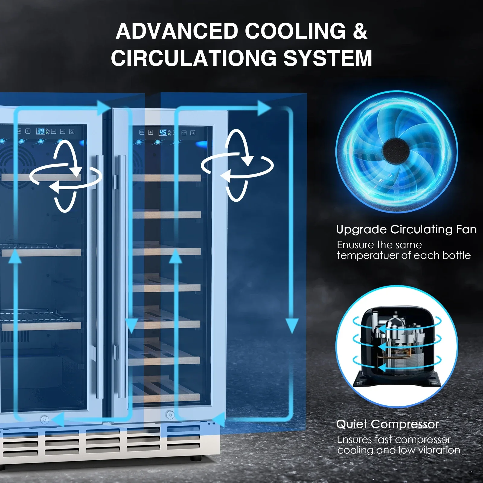 Wine and Beverage Refrigerator - đánh giá và giá Wine Beer Dual Zone