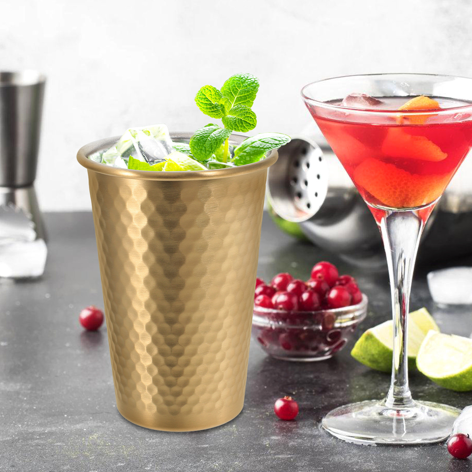 Multi-Function Stainless Steel - đánh giá và giá Wine Beer Glass