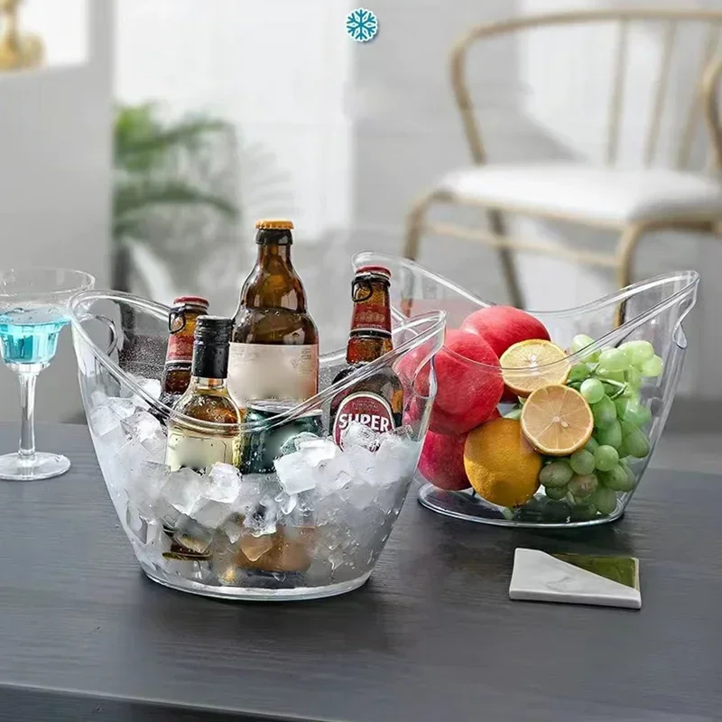 4/8L Ice Bucket Transparent Ic - đánh giá và giá Wine Beer Cooler