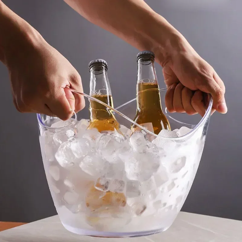 4/8L Ice Bucket Transparent Ic - đánh giá và giá Wine Beer Cooler