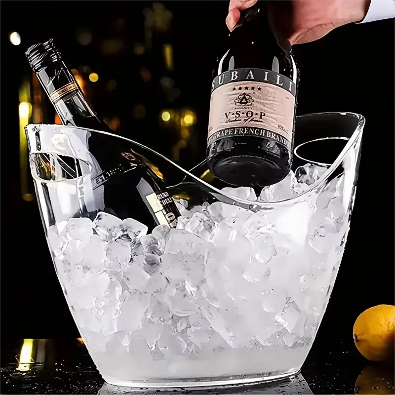 4/8L Ice Bucket Transparent Ic - đánh giá và giá Wine Beer Cooler