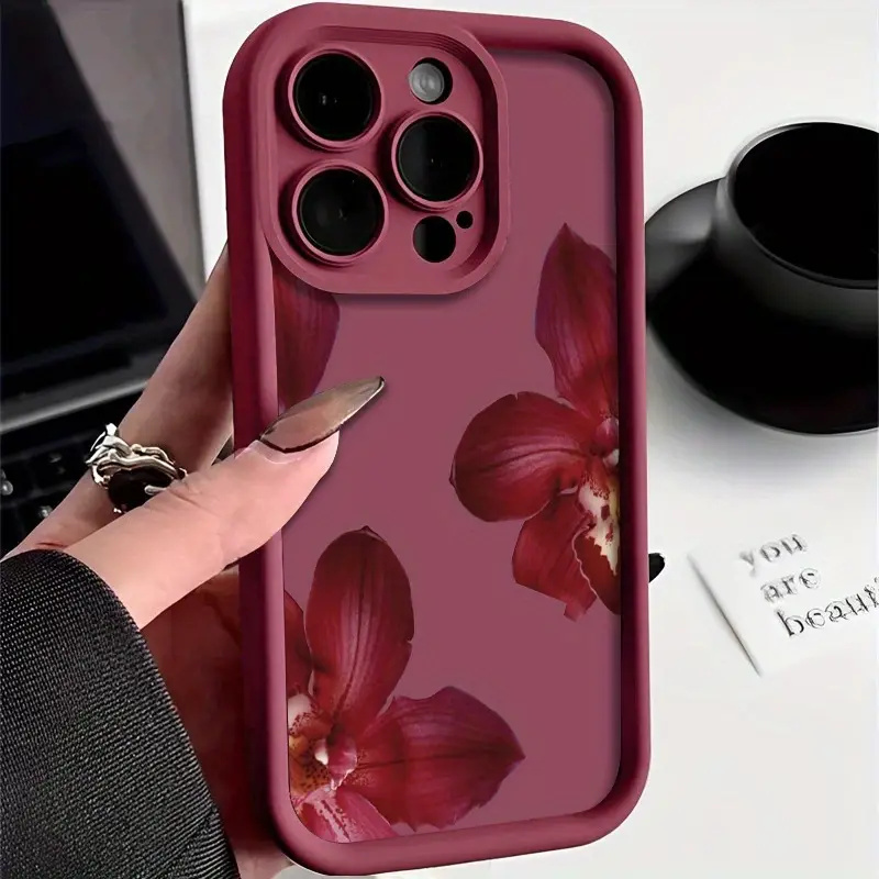 Wine Red Orchid Flower Pattern - đánh giá và giá Wine & Beer Guayaquil