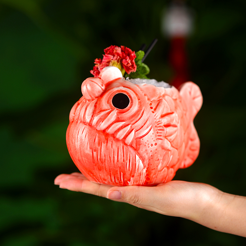 Aixiangru Ins Lưới Đỏ Piranha  - đánh giá và giá Wine Beer Glass